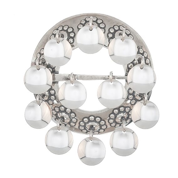 Sølje Sunnmøre med 12 lauv, Oksidert, Vossasylv | Tonesbunadstue.no ...