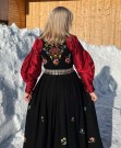 Gudbrandsdalen festdrakt. Sart eller blå thumbnail