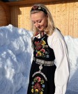 Gudbrandsdalen festdrakt. Sart eller blå thumbnail