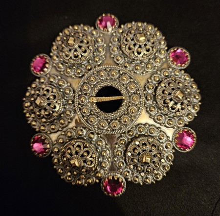 Bolesølje med rosa steiner, Vossasylv