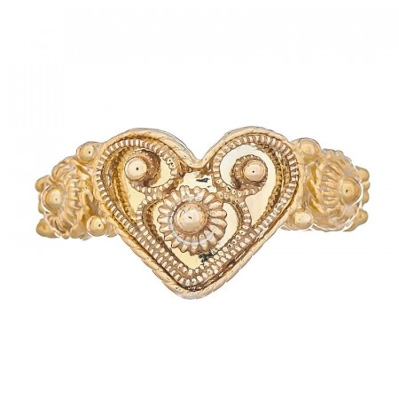 Ring, forgylt, Vossasylv