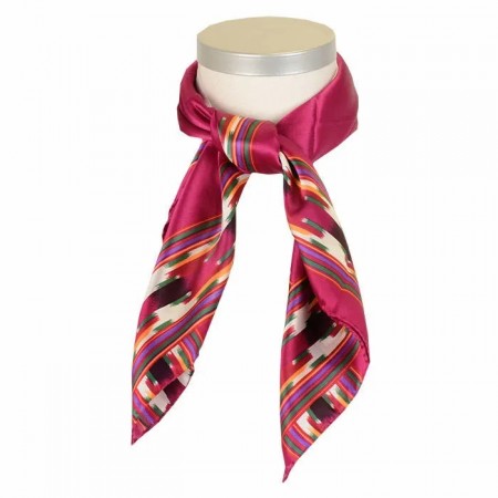 Silkeskjerf Tyrihans flammegang, rosa