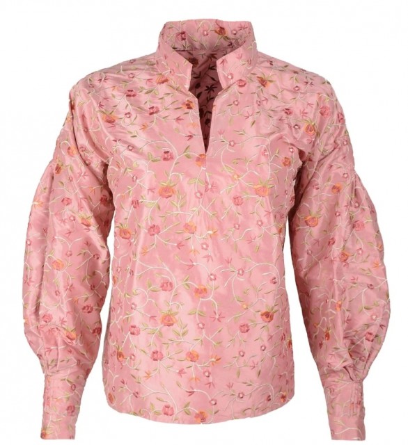 Piz Sion Rosa silkeskjorte, Tyrihans